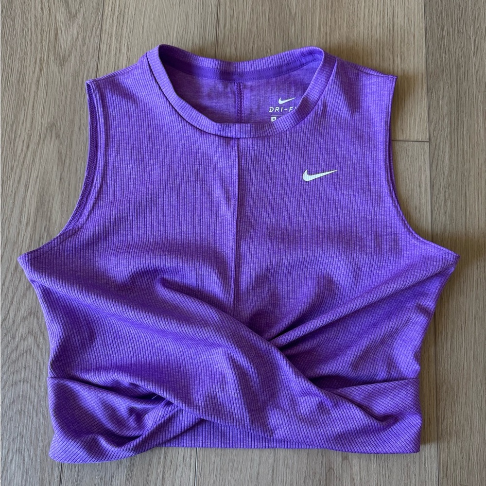 Nike Women's Vibrant Purple Crop Top
